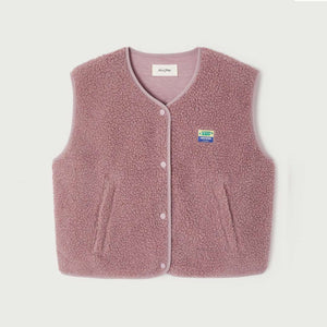 AMERICAN VINTAGE HOK16B vest - PRUNELLE CHINE