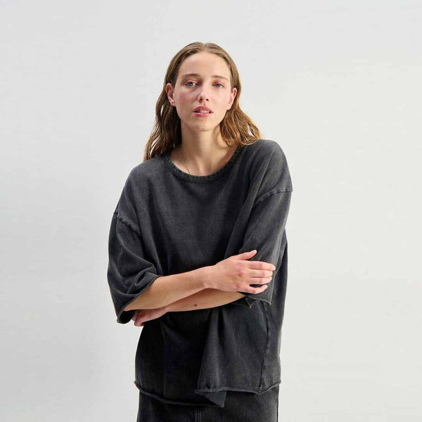 AMERICAN VINTAGE AFO02B t-shirt - vintage darkness sort