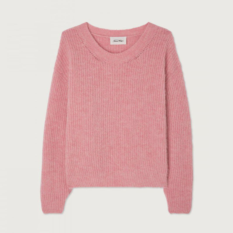 AMERICAN VINTAGE EAST18F sweater - orchidee lyserød