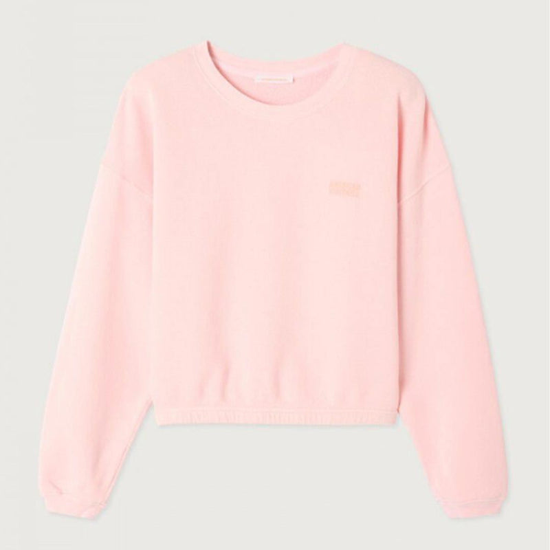 lyserød sweatshirt