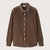 AMERICAN VINTAGE PADO06A skjorte - ours brun fløjl