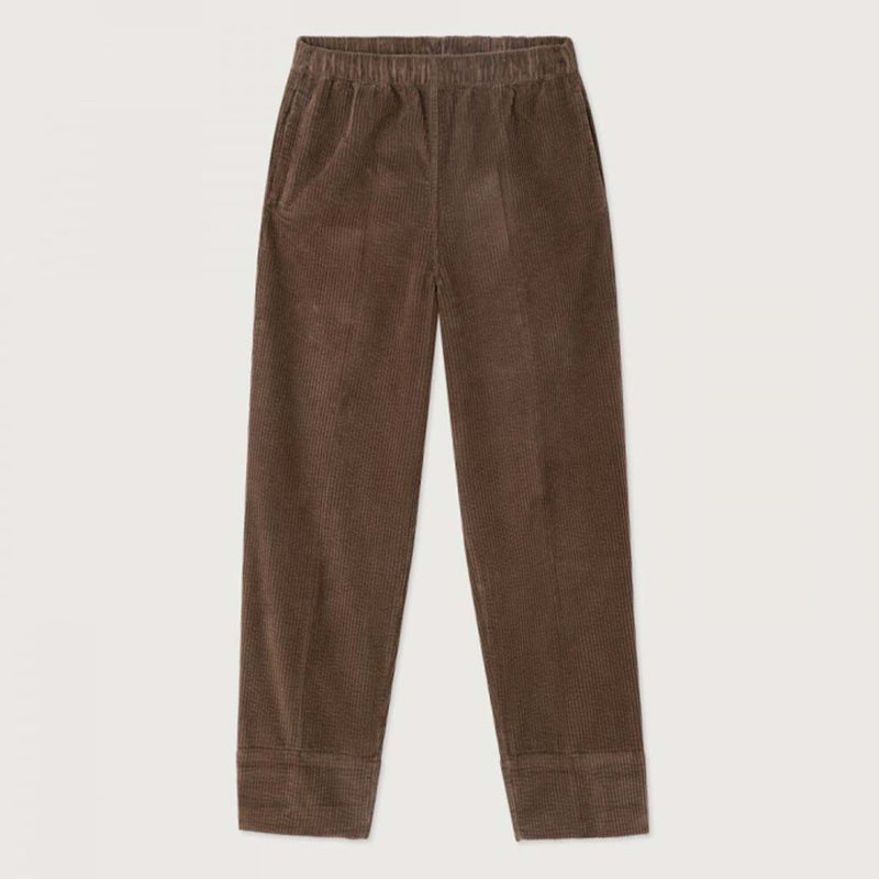 AMERICAN VINTAGE PADO137 bukser - ours brun fløjl