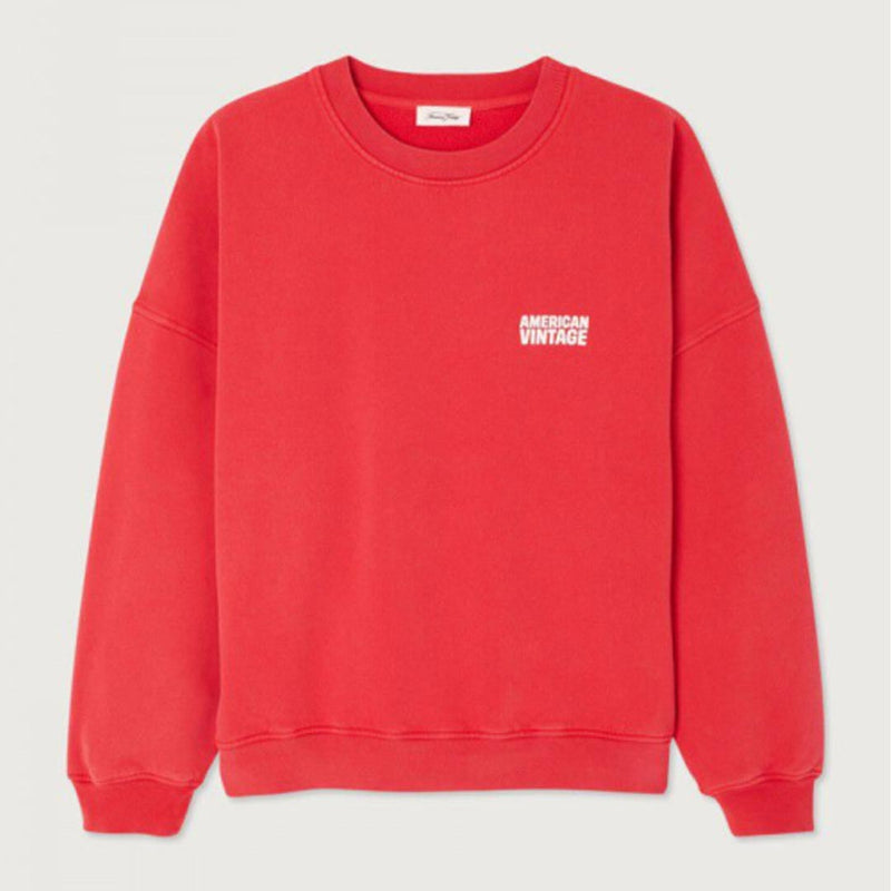 AMERICAN VINTAGE PLI03C sweatshirt - volcan rød