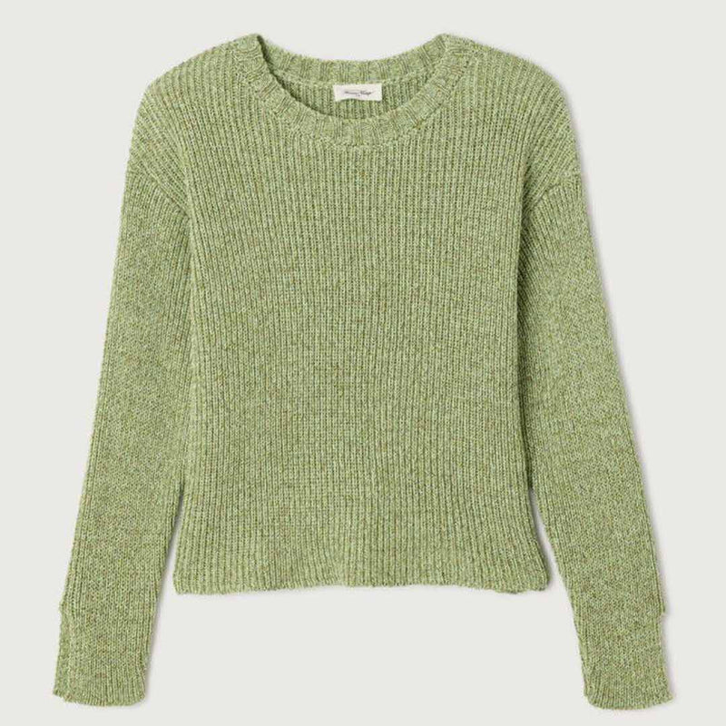 Grøn bomuldsstrik bluse fra American Vintage