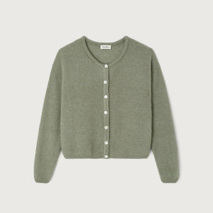 AMERICAN VINTAGE VITO19E cardigan - Kaki multichine