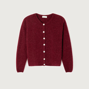 AMERICAN VINTAGE VITO19E cardigan - CERISIER