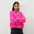Pink strik cardigan fra American Vintage
