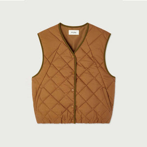 AMERICAN VINTAGE YUP16B vest - Macadamia