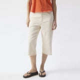 AMERICAN VINTAGE SNOP09A denim shorts - off white