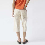 AMERICAN VINTAGE SNOP09A denim shorts - off white