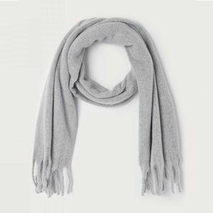 AMERICAN VINTAGE ZI20A tørklæde - GRIS CHINE NOIR L