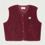 AMERICAN VINTAGE HOK16B vest - bordeaux
