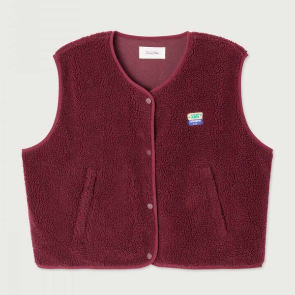 AMERICAN VINTAGE HOK16B vest - bordeaux