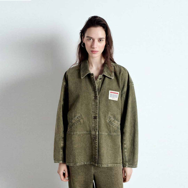 AMERICAN VINTAGE UZA16A skjorte - Olive