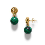 ANNI LU Malachite Dreams øreringe - Holly Green
