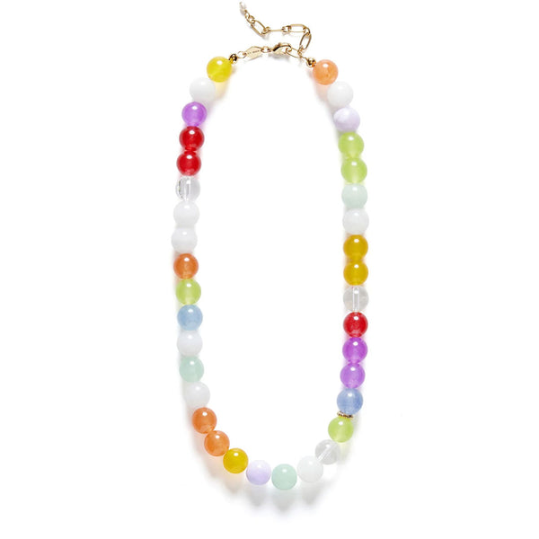 ANNI LU  Ball perle halskæde - color splash