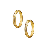 ANNI LU Ocean Golden Deco Bold hoops - guld