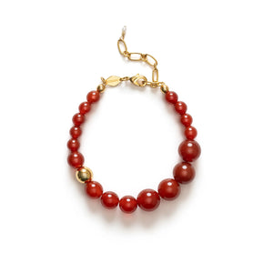 ANNI LU Float armbånd - Red jade