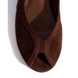 ANONYMOUS COPENHAGEN Tiffy ballerina sko - chocolate brun