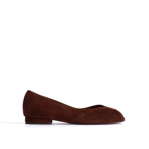 ANONYMOUS COPENHAGEN Tiffy ballerina sko - chocolate brun