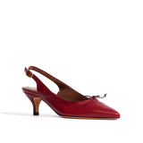ANONYMOUS COPENHAGEN Kasy 50 Kitten pump sko - Pomegranate