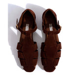 ANONYMOUS COPENHAGEN Lain flat sko - Chocolate