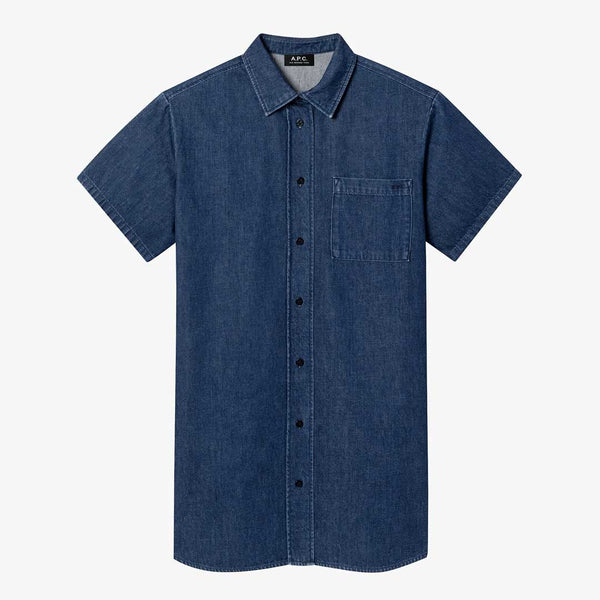 A.P.C. Ary kjole - indigo blå denim