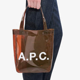 A.P.C. Lou Small tote taske - Marron fonce