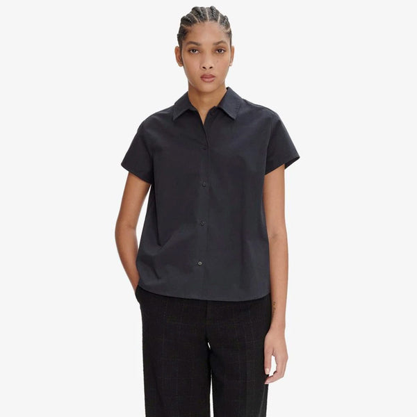 A.P.C. Marina chemisette bluse - dark navy