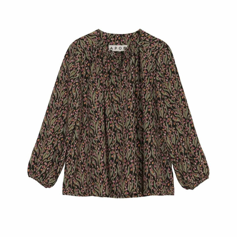 APOF Nini silke bluse - Kielo