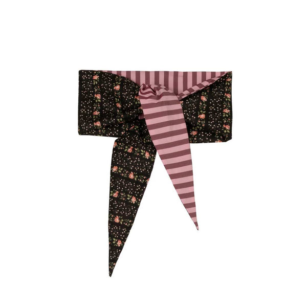 APOF Palma bandana tørklæde - Evie Stripe/Pink stripe