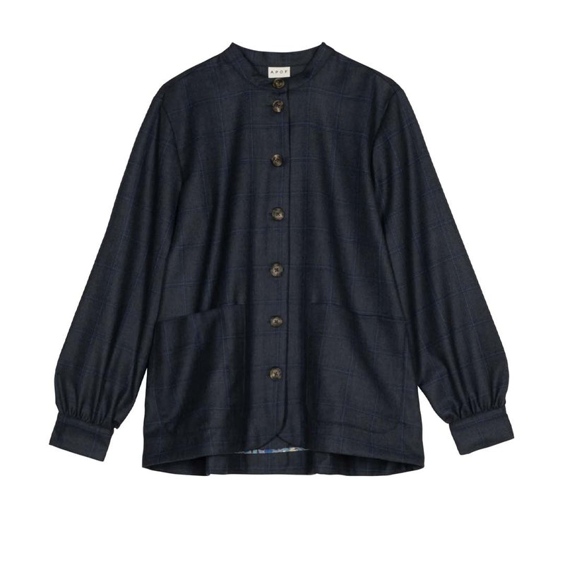 APOF Reidun skjorte jakke - light wool