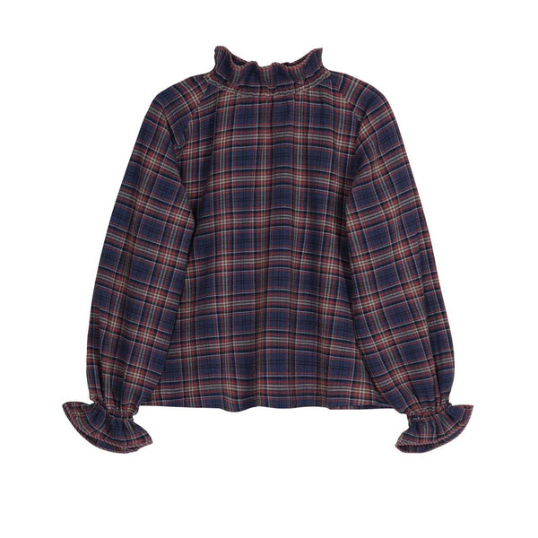 APOF Adine skjorte - blue check