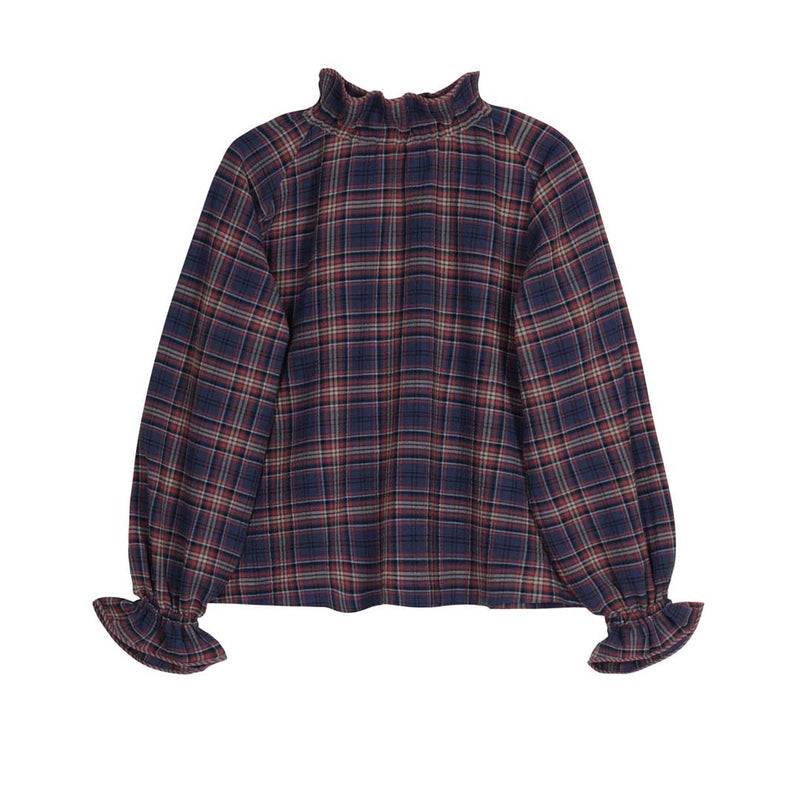 APOF Adine skjorte - blue check