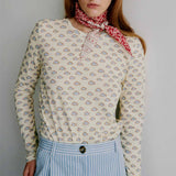 APOF Cinna langærmet t-shirt - Sky Notes