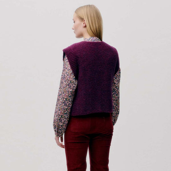 APOF Gia vest - prune purple