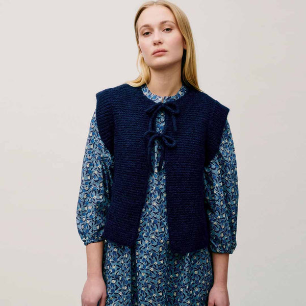 APOF Gia vest - dark navy