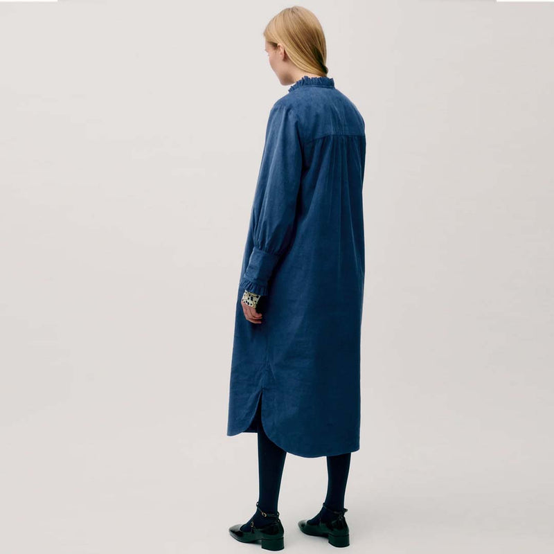 APOF Manda kjole - Paris Blue