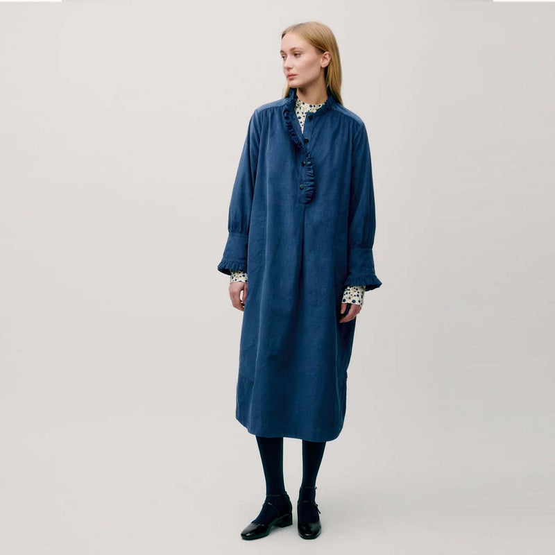APOF Manda kjole - Paris Blue