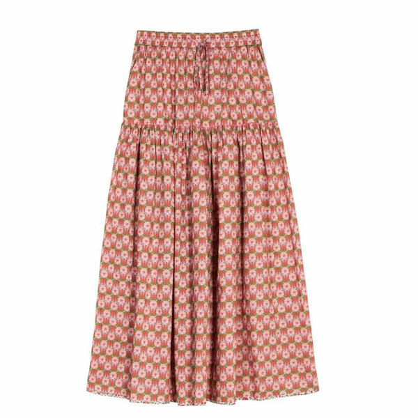 Nederdel i rosa print fra Apof
