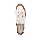 AUTRY Low Medalist GS21 Sneakers - hvid/brun ruskind