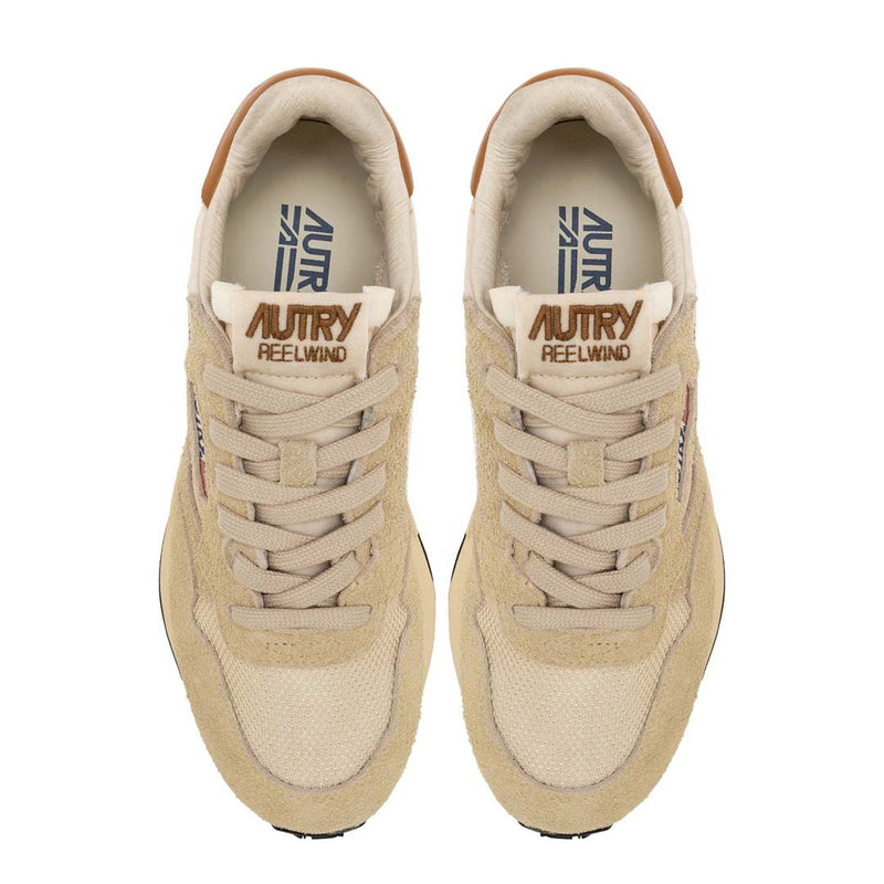 AUTRY Reelwind suede sneakers - ecru/cathspy