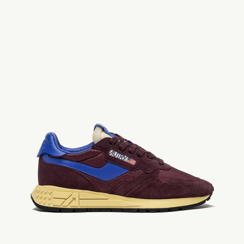 AUTRY Reelwind suede net sneakers - Taupe Victoria Blue