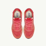 AUTRY Reelwind suede net sneakers - Porcelain rose/ Rubicondo
