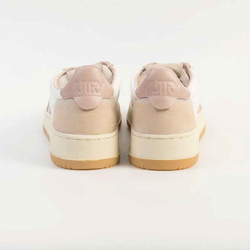 AUTRY Medalist Low canvas sneakers - sand/powder