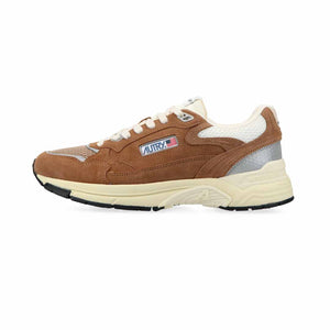 AUTRY Hyperway sneakers - suede mesh cigar / silver
