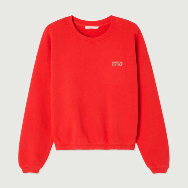 AMERICAN VINTAGE IZU03A sweatshirt - fraise rød