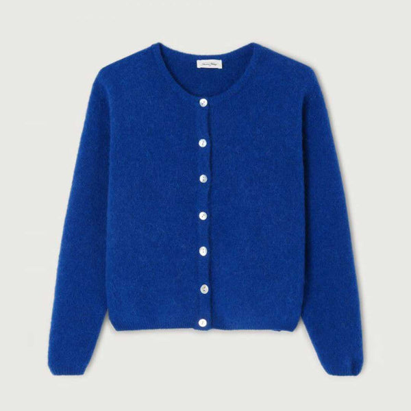 AMERICAN VINTAGE VITO19e cardigan - royal blå