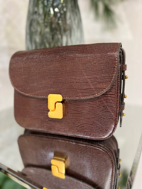 SOEUR Bellissima Mini taske - chocolate brun