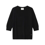 BETA STUDIOS Anna Lady Sleeve cashmere strik - Sort